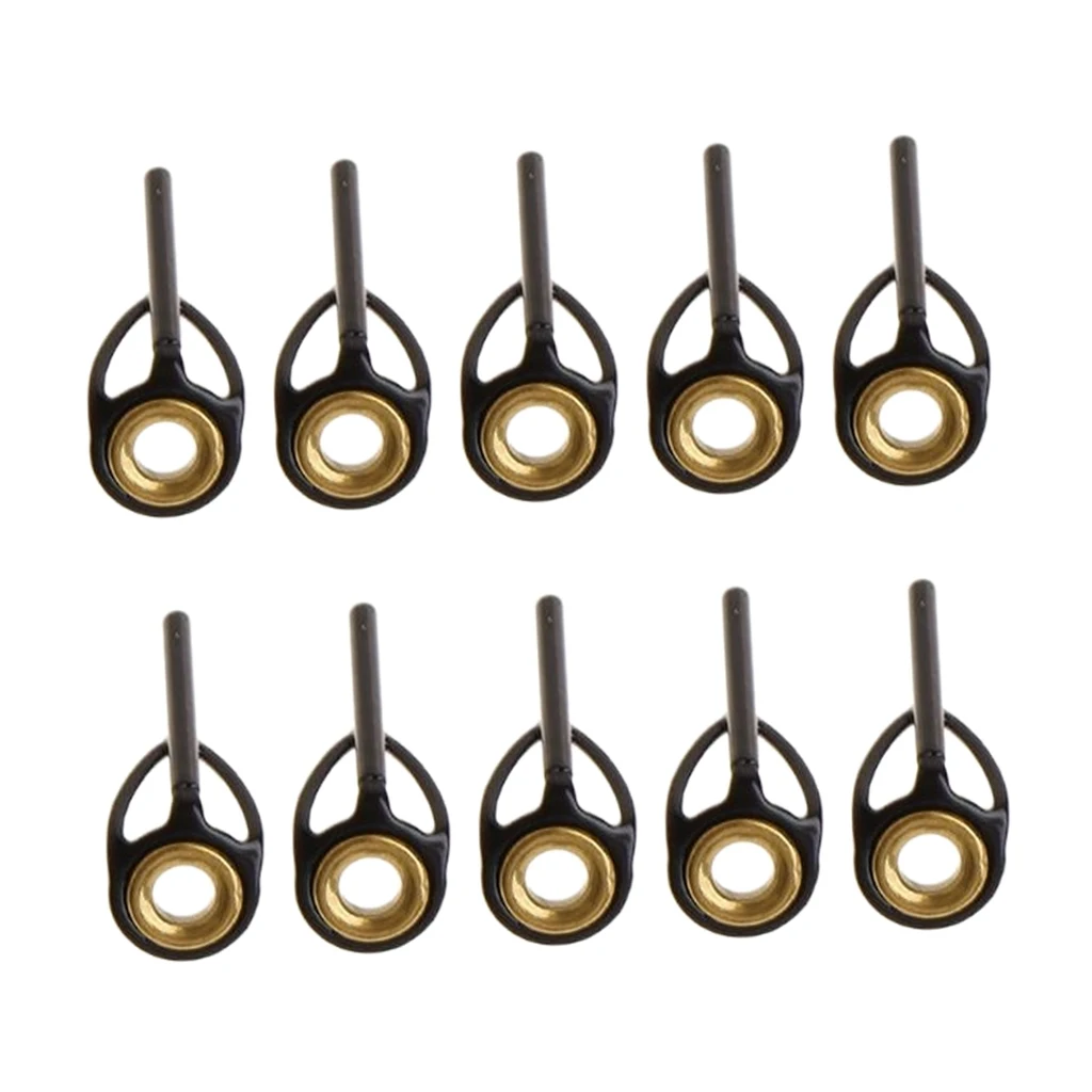 낚싯대 가이드 라인 링 팁 링 아이즈 폴 수리 키트, 10X 로드 가이드, 0.9mm, 1.0mm, 1.1mm, 1.2mm, 1.3mm, 1.4mm, 1.5mm, 1.6mm