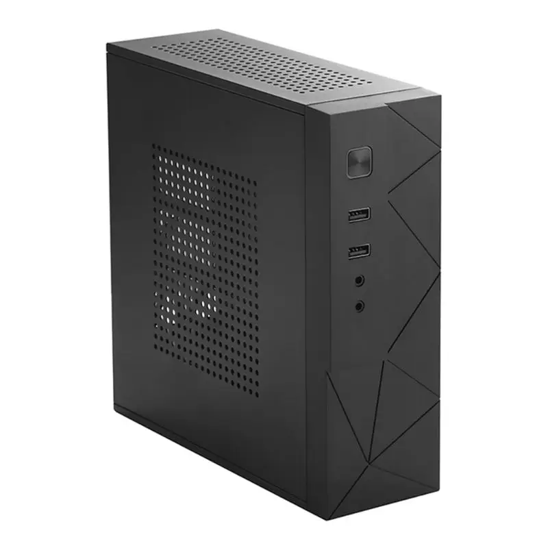 JX01 SECC Mini ITX HTPC Chassis Game Computer Case Box Desktop PC Enclosure Dropship | Компьютеры и - Цена: 