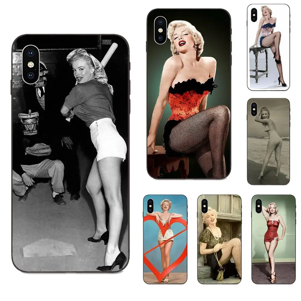 Сумки из ТПУ для телефонов Marilyn Monroe Pin Up Pinup Girl Xiaomi Redmi Note 3 3S 4 4A 4X 5 5A 6 6A 7 7A K20 Plus Pro S2 Y2 Y3