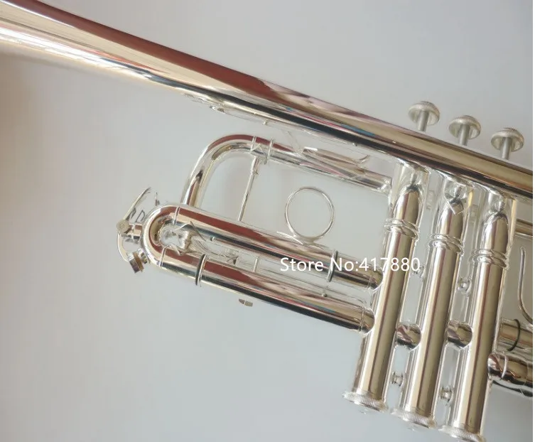 Selling Trumpet C tone C180SML-239 Sliver Plated professional performance level Musical Instruments