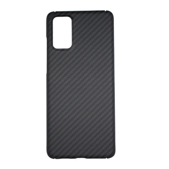 

Carbon Fiber Ultra-thin Phone Case Quick Release Shockproof Black Phone Back Cover for Samsung S20/S20+/S20 Ultra