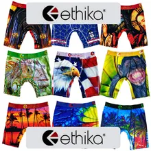 

New Style Ethika Brand Wholesale In Stock Polyester Seamfree Seamless Mens Boxer Short for Men Underwear Boxer