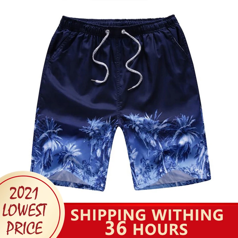 Pantalones cortos deportivos para hombre, Shorts de playa de secado rápido, informales, a la moda, de gran tamaño, para verano