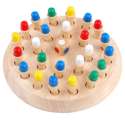 

Children Color Memory Chinese Chequers Baby Memory Educational Parent And Child Desktop Exercise Game Toy Wood Chinese Chequers