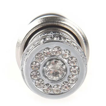 

Bling Car Lighter Silver 1.9x1.1Inches Interior Auto Car Ignition Tool