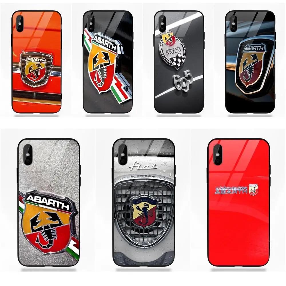 Для Apple iPhone 5 5C 5S SE 6 6S 7 8 Plus X XS Max XR Мягкий ТПУ чехол + закаленное стекло Coque для Stunningcar