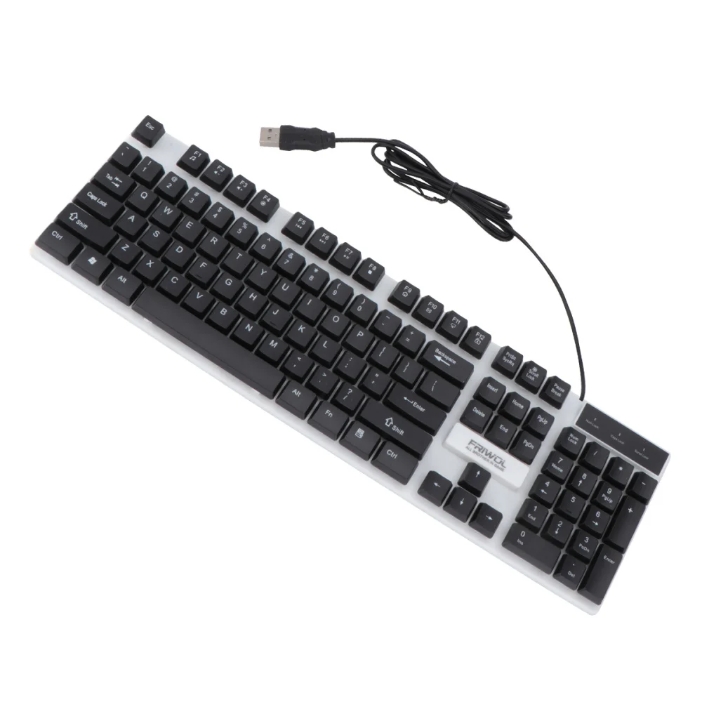 

1 Pc Wired Keyboard Waterproof Gaming Keyboard Office Laptop Illuminate Keyboard
