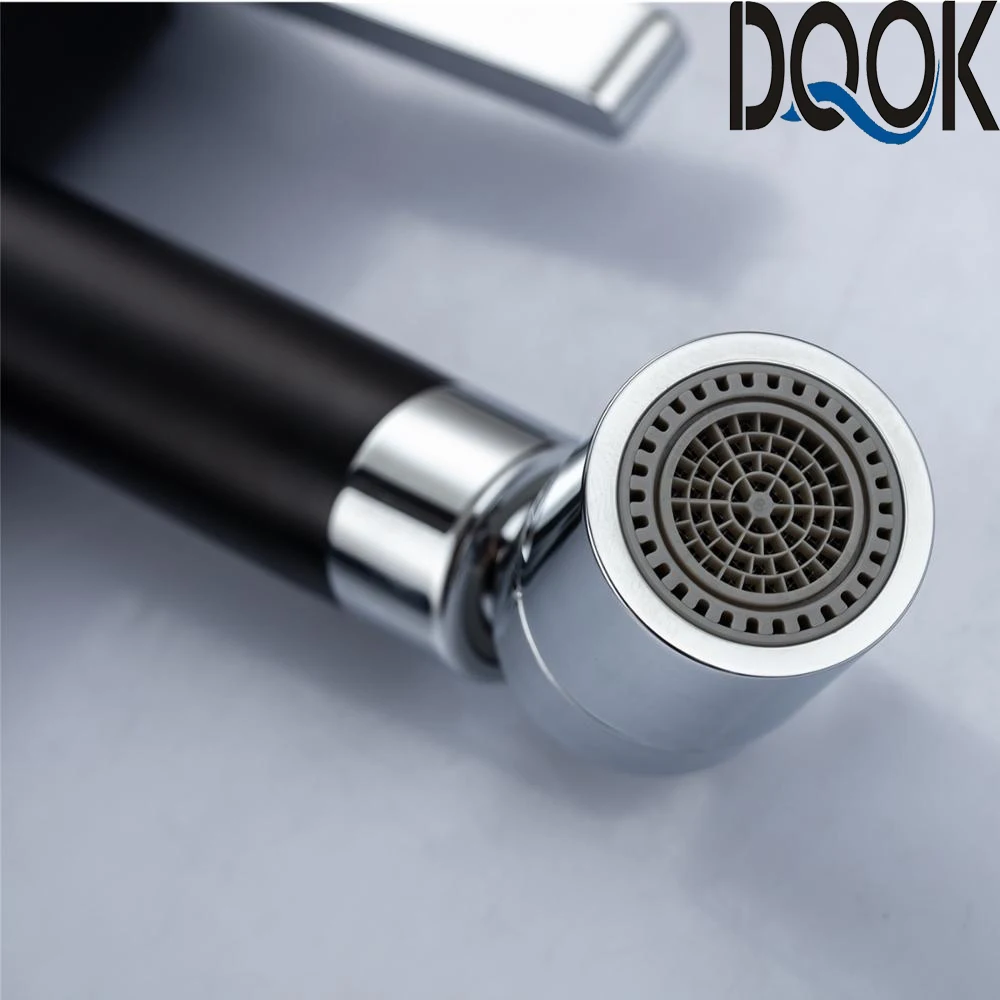Новый смеситель для раковины из нержавеющей стали DQOK хромированный черный