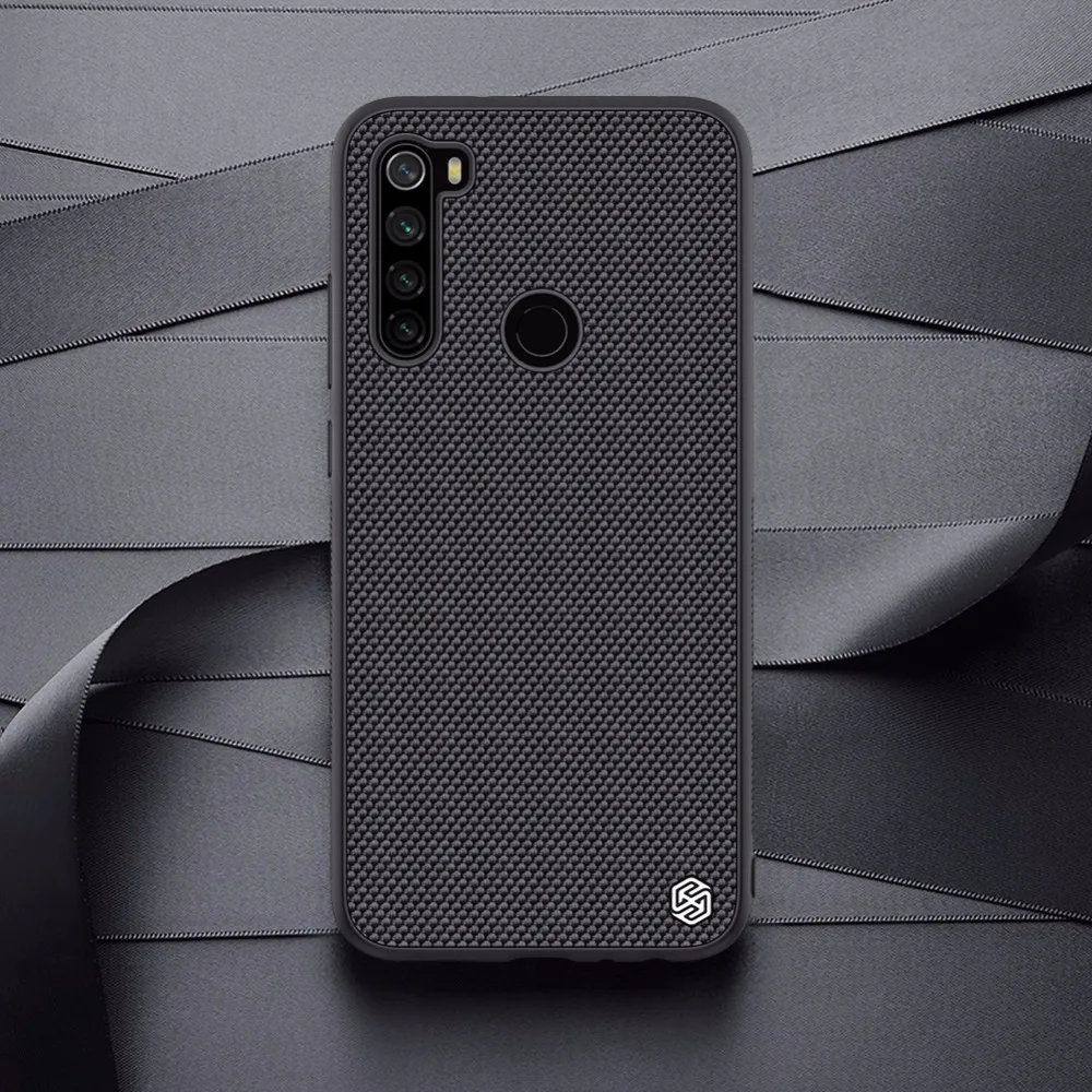 10 шт./лот,, Текстурированный чехол NILLKIN для Xiaomi Redmi Note 8, Жесткий ПК, матовый чехол для телефона Redmi Note 8