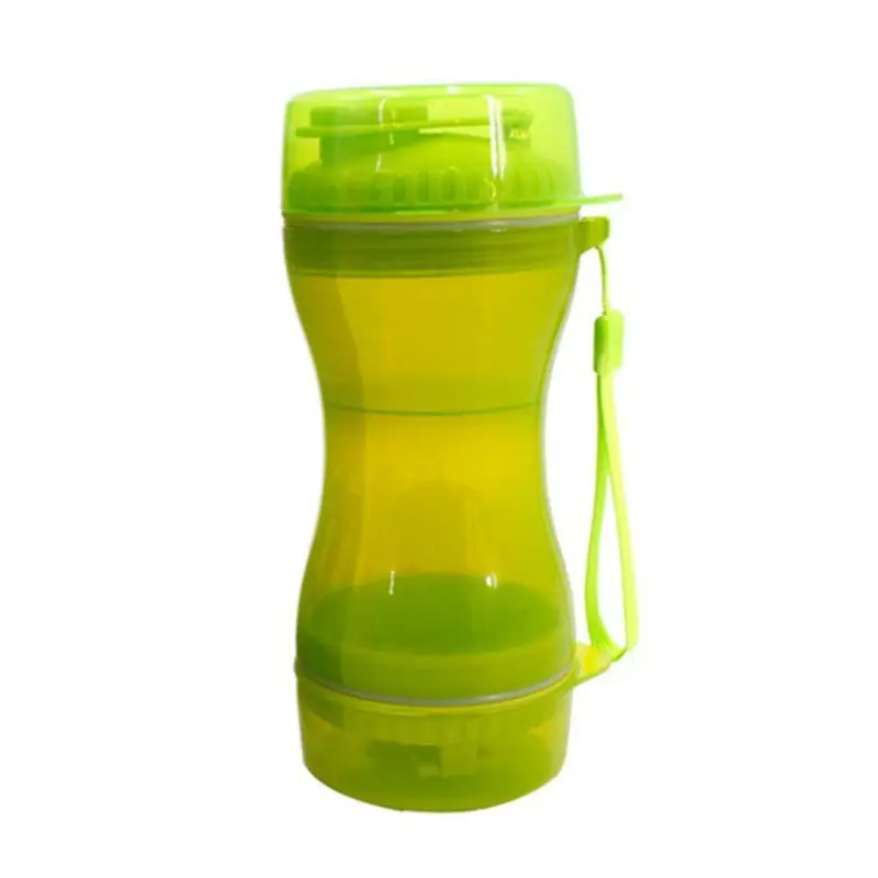 Green Миска для домашних животных, чаша для собак, портативная чашка для воды, чашка с двойным использованием, внешняя миска для черепахи, сопроводительные чашки, портативные принадлежности для домашних животных - Цвет: Green