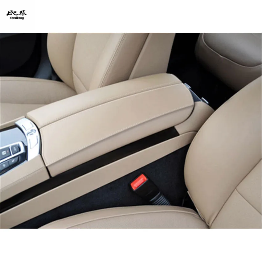 1 Набор автомобильных наклеек для 2009- BMW F01 760 730 740 из микрофибры, автомобильные аксессуары, Защитная крышка для подлокотника - Название цвета: style 5