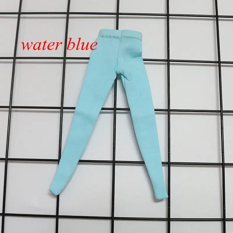 Doll’s Blyth Clothes Socking Candy Color Pantyhose Basic Pure Cotton Pant for Azone,Pullip,Baribes,Blyth 1/6 Doll Accessories - Цвет: water blue