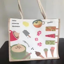 

Coarse Environmental Protection Ancient Style National Tide Beijing Opera Handbag Linen Shopping Bag