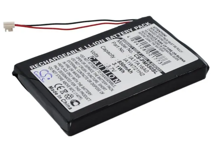 Cameron sino 850 мА/ч, батарея для ладони M550 Вольфрам T1 T2 T3 Zire 31 71 72 72s GA1W918A2 GA1W922A2 IA1T923A0 IA1TA16A0