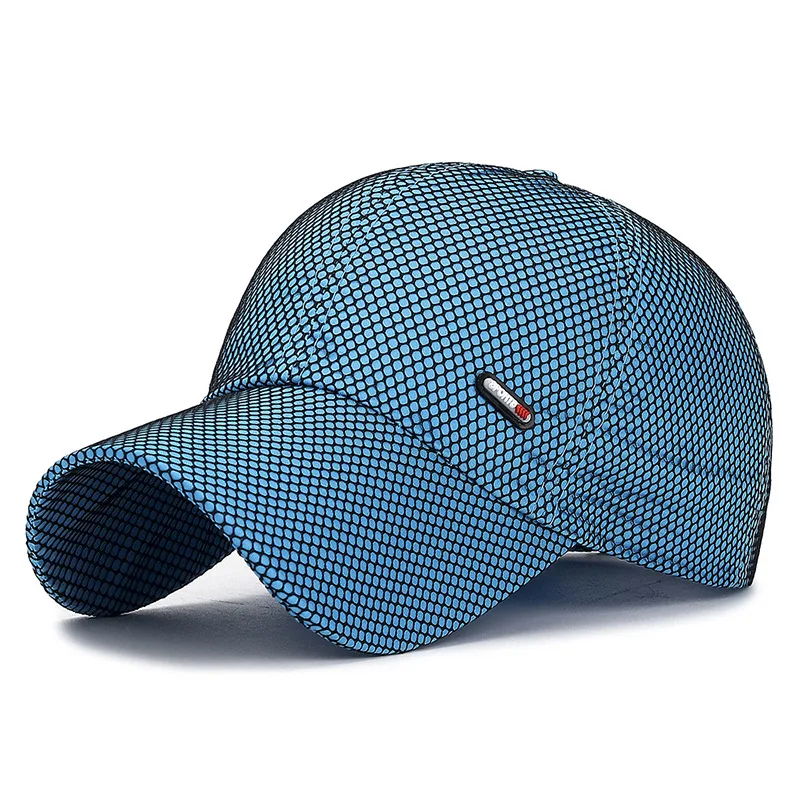 

2020 Summer Breathable Mesh Baseball Cap Gorras Para Hombre Men Woman Cap Sport Hats Quick Dry Bonnet Casquette Bone Wholesale
