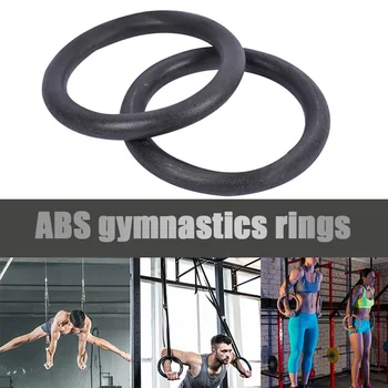 

ABS Gymnastic Rings Adjustable Muscle Strength Training Home Fitness Sport Tool H7JP