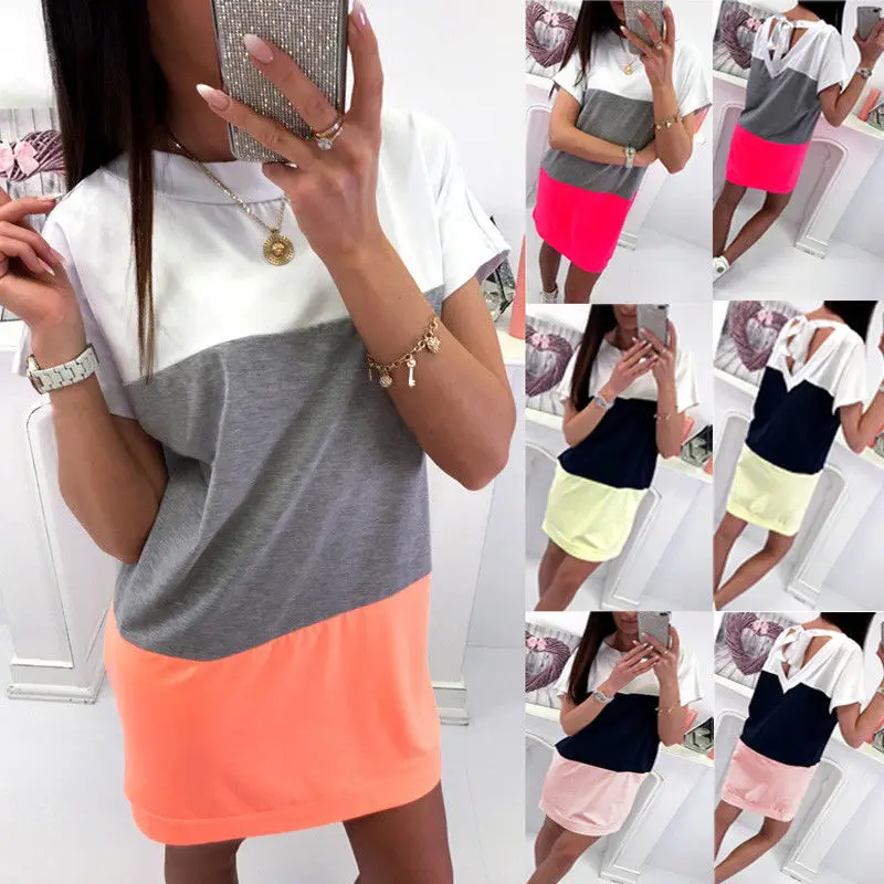 Женское модное Популярное удобное платье с открытой спиной и принтом женские