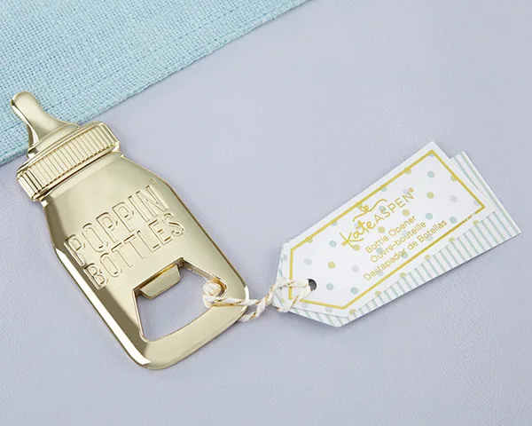 50pcs/lot BABY BOTTLE SHAPED BOTTLE OPENER Baby showers