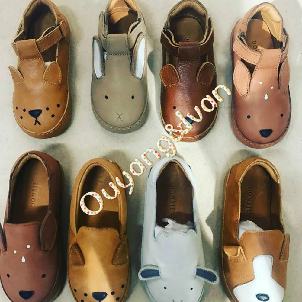

Dons2019 Autumn and Winter New Danish High-end Custom Men and Women Imported First Layer Cowhide Animal Cute Handmade Shoes