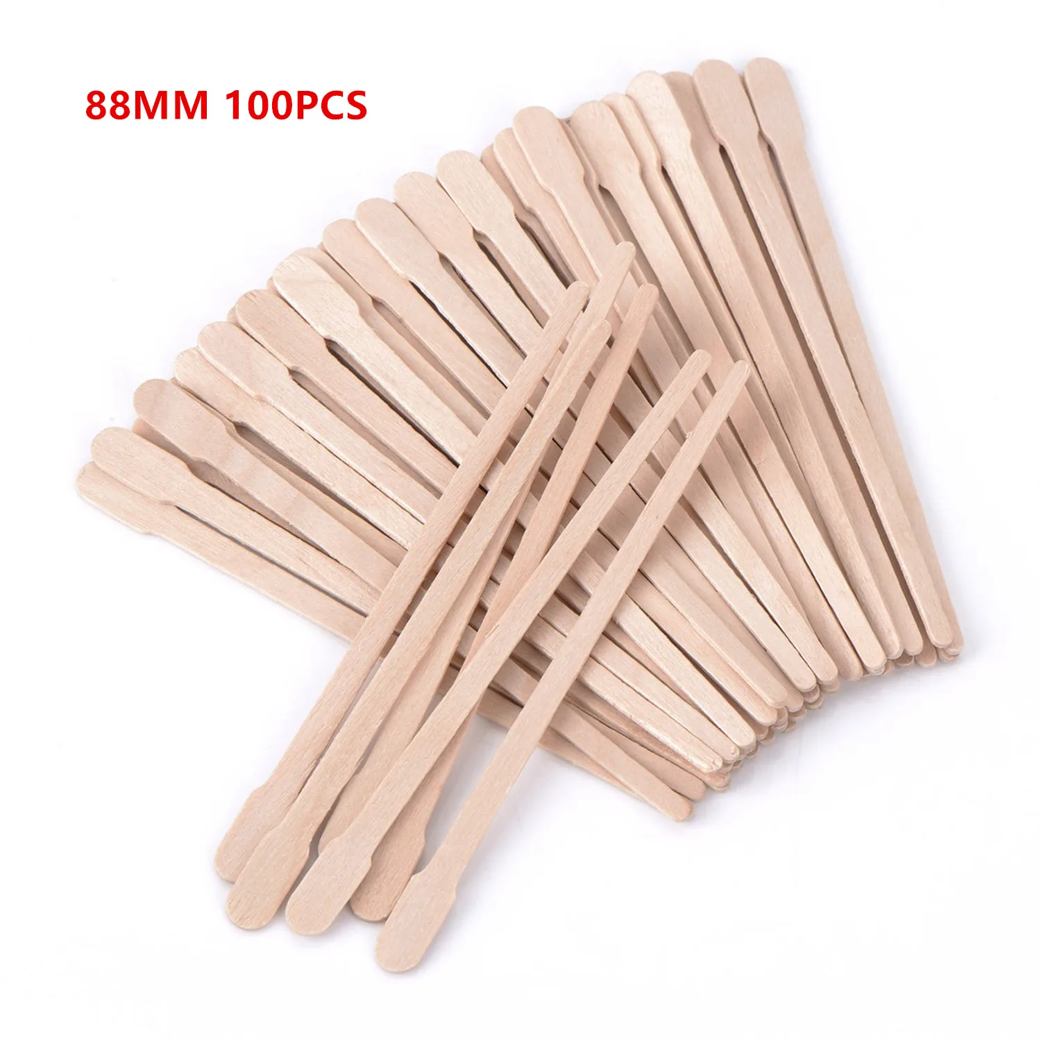 100pcs Waxing Wax Wooden Disposable Wooden Sticks Hair Removal Waxing Stick  Wax Bean Wiping Wax Tool Beauty Bar Body Beauty Tool - Strips - AliExpress