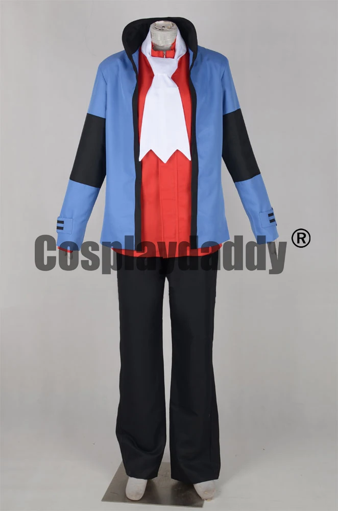 

Pocket Monsters Lucas Koki Uniform Outfit Suit Platinum Diamond and Pearl Trainer Halloween Cosplay Costume F006