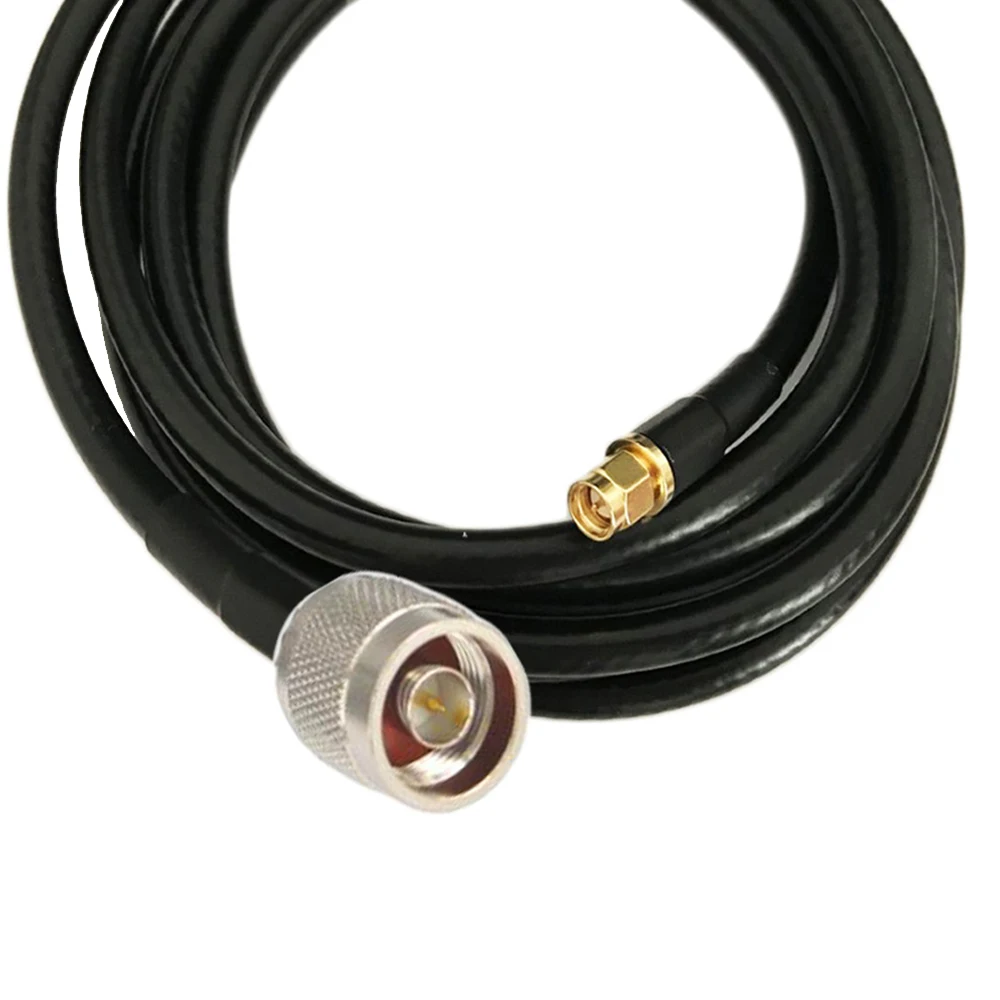 N-SMA RG58 Удлинительный кабель N Тип штекер SMA 5 метров антенна Коаксиальный