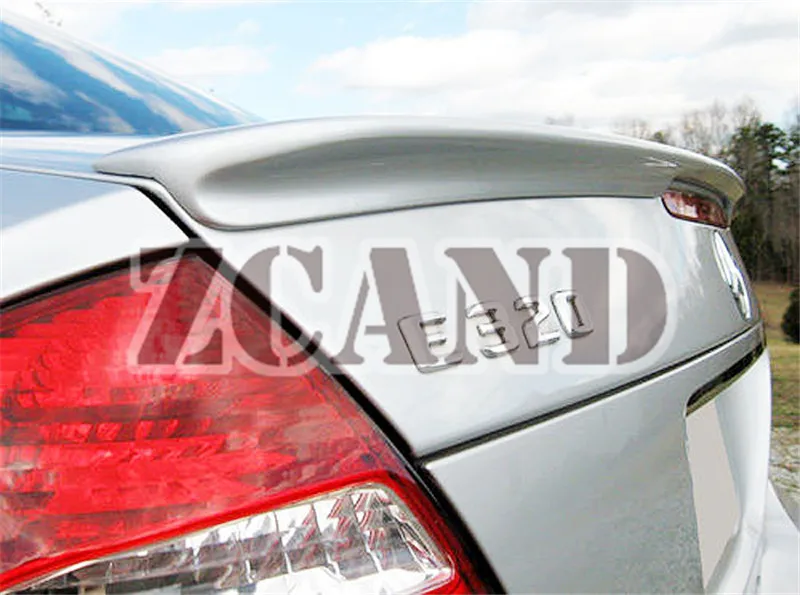 UNPAINT AMG стиль багажника спойлер заднего крыла подходит для Mercedes BENZ E CLASS W211 2002-2009