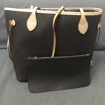 

Free shipping Luxury brand Neverfull GM MM PM bag Ladies shopping bag High quality Monogram classic shoulder bag M40995 bag