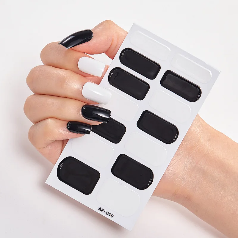 Full Cover Nail Stickers Nail Polish Nail Decoration Nails Sticker Designer Self Adhesive Nail Sticker Creative Nailart Sticker