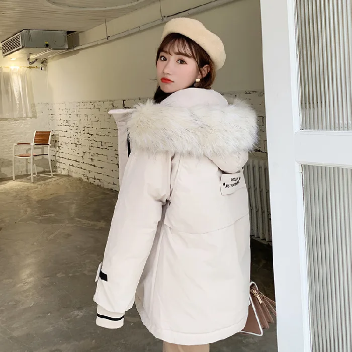 

Photo Shoot 2019 New Style Autumn & Winter down Jacket Women's Short Loose-Fit Super Fire INS down Coat Military Coat Network