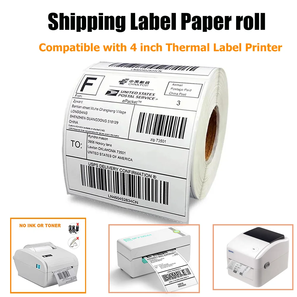 A6 Sticker Paper Roll Water Proof For 