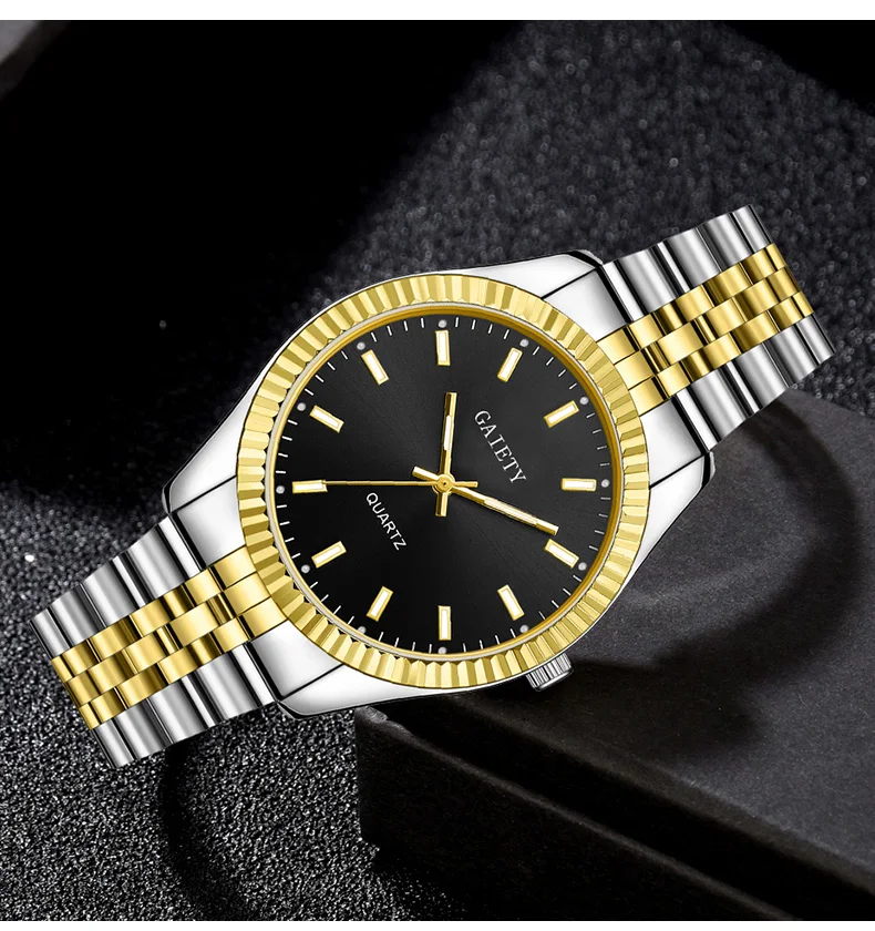 Часы мужские роскошные новые мужские наручные часы Gaiety брендовые кварцевые часы мужские деловые часы Нежные мужские повседневные наручные часы Montre Homme