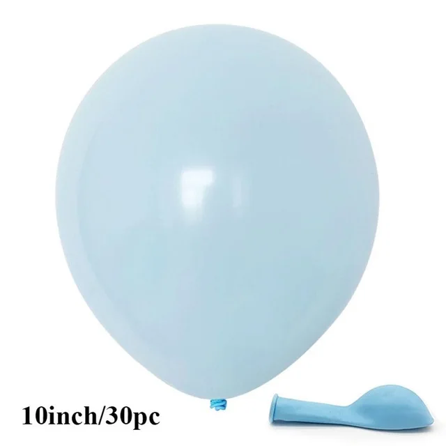 30 pcs 10inch 7/11 палочки для вечеринки на день рождения, подставка, держатель, колонна, свадебные принадлежности, металлические шары, воздушный насос, воздушные шары, клипсы, макарон, воздушные шары - Color: 30 pcs 10inch
