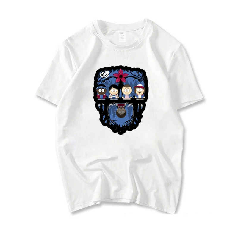 Camiseta/Детская футболка с принтом «странные вещи»; летние футболки с короткими рукавами; топы унисекс; футболки; костюм; Футболка с принтом «странные вещи»; disfraz - Цвет: 8