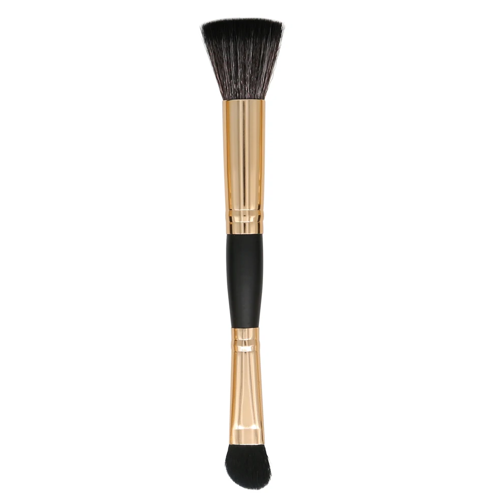 1 pc eyeshadow brush 1 шт., кисти для макияжа, двусторонняя растушевка, тени для бровей, тени для век, консилер, румяна, пудра, кисть для губ, макияж, косметический инструмент - Handle Color: 1 pc eyeshadow brush