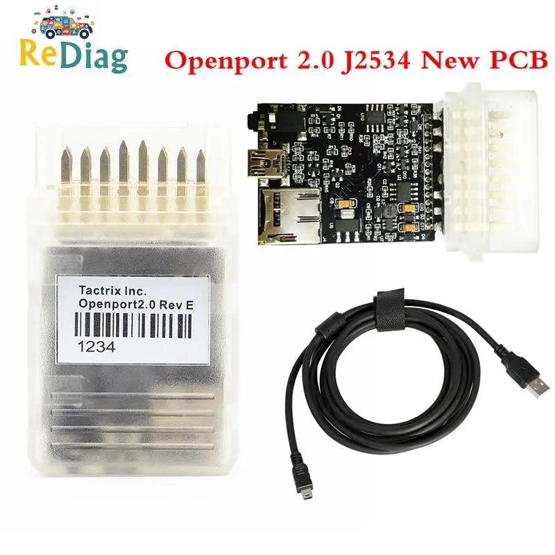 Высокое качество Tactrix OpenPort 2,0+ ECUFLASH Авто ecu чип Тюнинг инструмент J2534 работает Techstram/JLR PRO для Toyota/Landrover/Jaguar