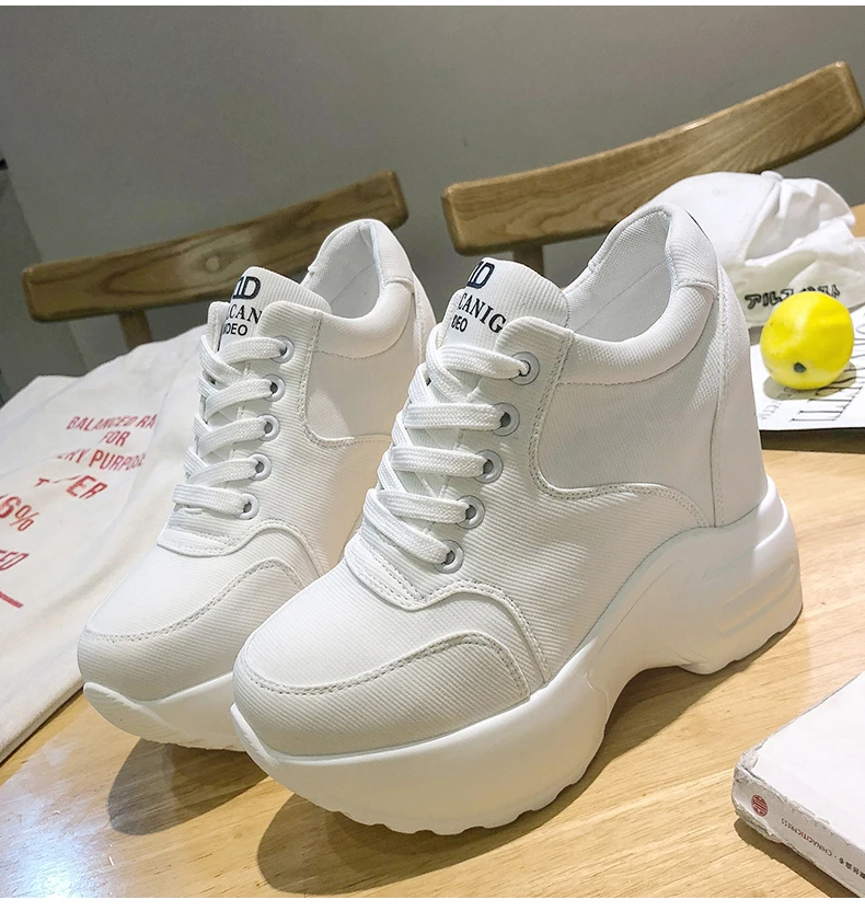 10cm Platform Wedge Sneakers - true-deals-club