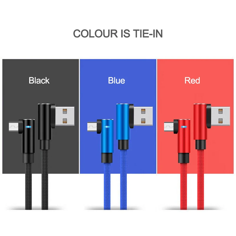 Кабель Micro USB PHOMAX светодиодный кабель для быстрой зарядки и передачи данных Samsung s9