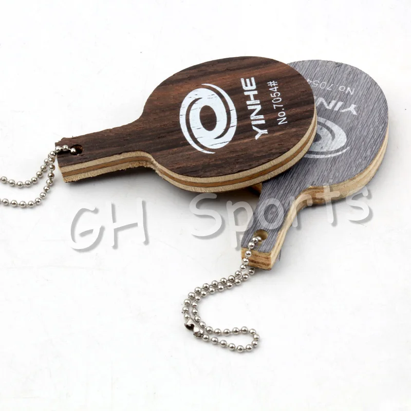 2 Pcs YINHE Mini Rosewood Table Tennis Racket (Key Chain Very Cute Not for Play) Pendant Blade Ping Pong Bat | Спорт и развлечения