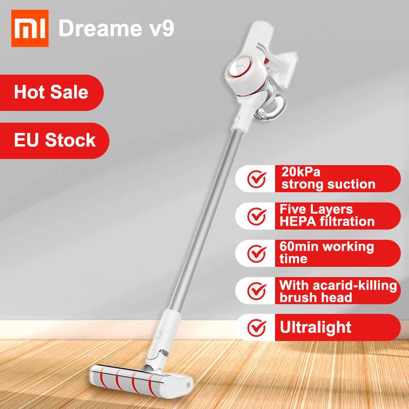 Xiaomi Dreame V9 пылесос ручной беспроводной флешки Пылесосы 400 W 20000 Pa от xiaomi youpin для дома и автомобиля