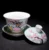 Art Bird Gaiwan Керамический Фарфоровый Цветок Большая Чайная Чаша с Крышкой Блюдца Комплект Мастер Чайная Супница Посуда Для Напитков Подарок Домашний Декор Ремесла