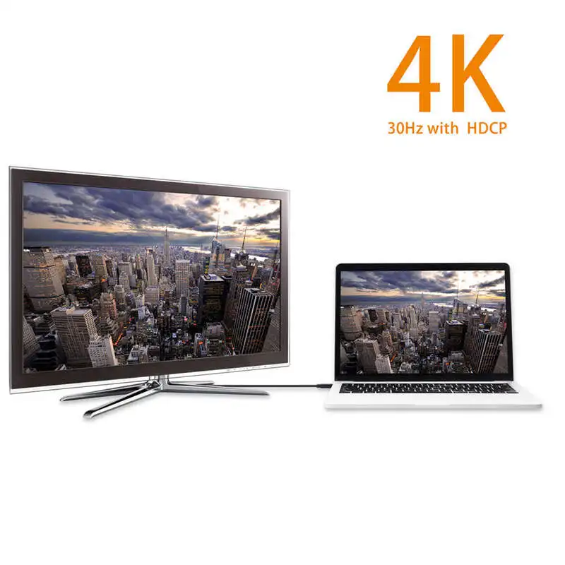 ABKT Usb C к Hdmi 4K @ 30 Гц с Hdcp совместимый Pro 2018/2017 Ipad Pro/Air 2018 Chromebook Pixel S9/S|Кабели HDMI| |