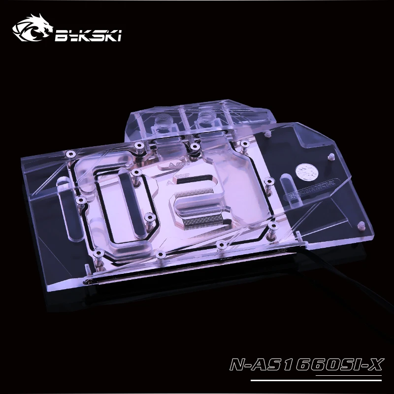 Bykski Full Coverage RGB/A RGB GPU Water Cooling Block For VGA ASUS GTX