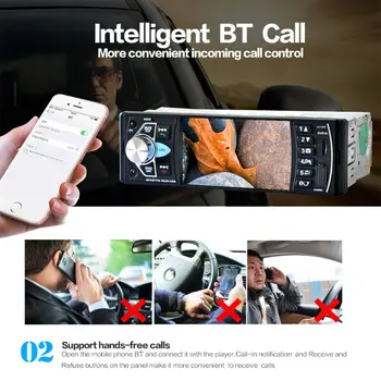 

2020 New 4.1 Inch 1 Din hd Car Stereo Radio Bluetooth MP3 MP5 Player support USB/FM/TF