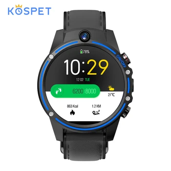

Kospet Smartwatch men'swatch Digital Sports Watch IPS Display Waterproof FDD LTE RAM3GB+ROM32GB 4G Dual Camera Wristwatches