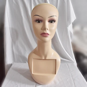 

Realistic Female Mannequin Head For Wigs Hat Display Stands Manikin Head Women Maniquins Makeup Wig Stand Holder