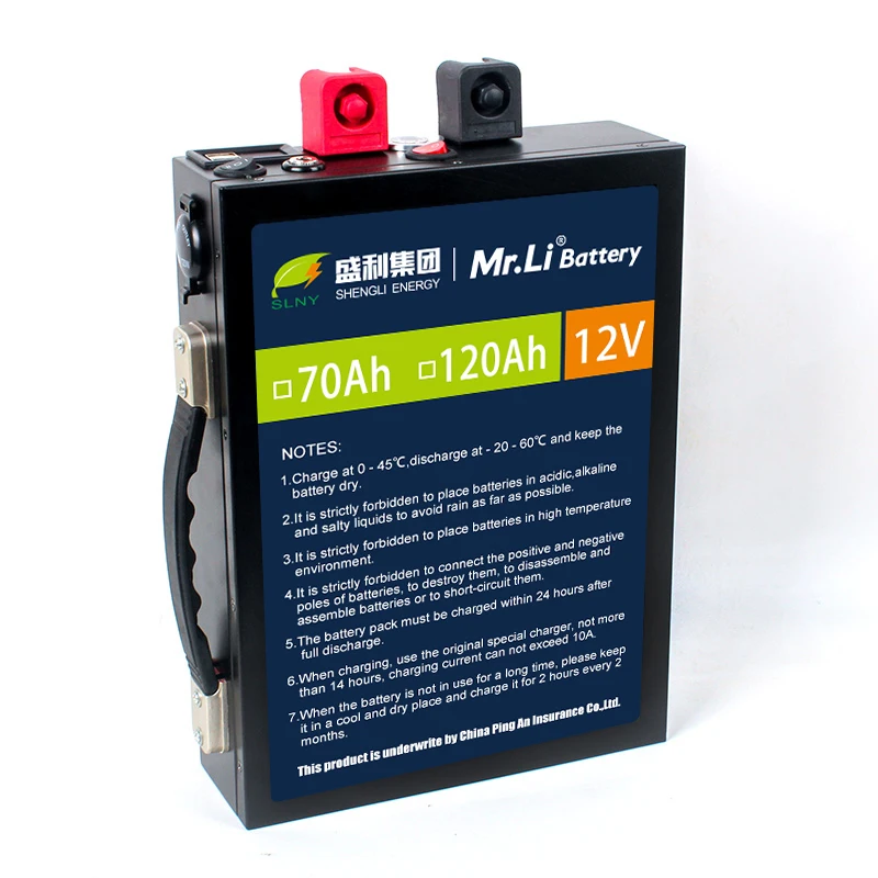 MR. LI 12V70Ah литиевая батарея Lifepo4 с BMS и светодиодным индикатором
