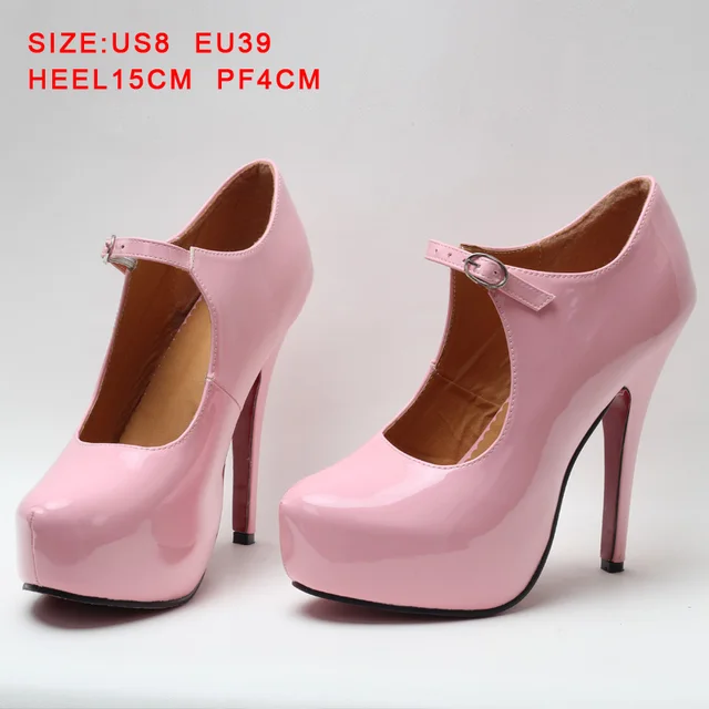 Clearance style Fetish BDSM Sexy high heel pump sandals shoes as picture-39