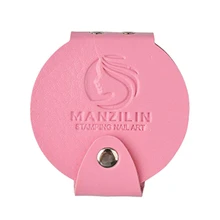 Manzilin 12 слотов Pu пластины для штамповки ногтей чехол сумка папка для ногтей штамп Шаблон Держатель трафареты сумки альбом сумка для хранения-розовый