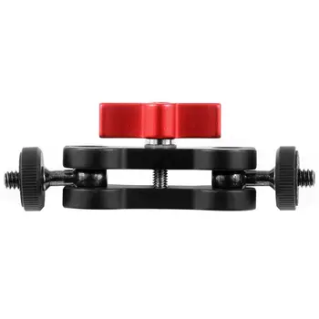 

Aluminum alloy Multi-Function Dual Ball Head Hot Shoe 1/4 inch Tripod Magic Arm Mount Adapter DSLR Camera Accessory for Monitor